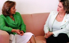 Vices&iacute;ndica del Distrito Nacional y Embajadora de la Organizaci&oacute;n de Estados Americanos celebran encuentro.